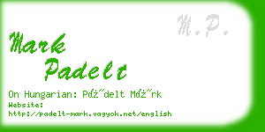 mark padelt business card